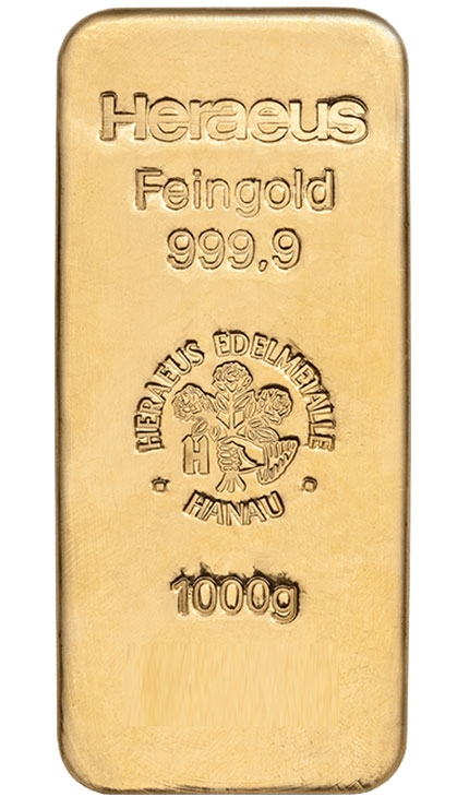 1000g Goldbarren Zertifikat