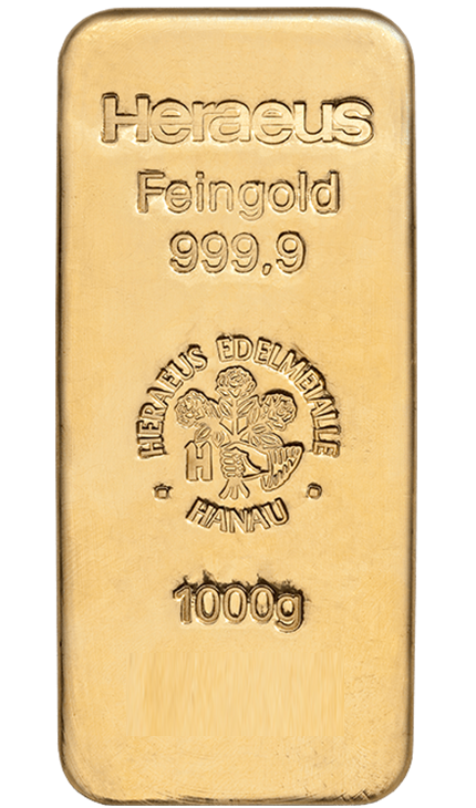 1000 g  Goldbarren