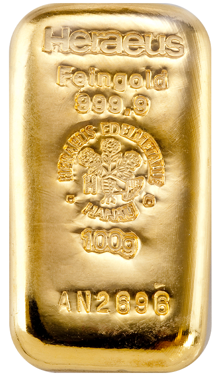 100g Goldbarren 