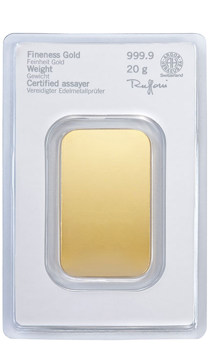 20g Goldbarren 
