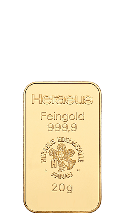 20 g  Goldbarren
